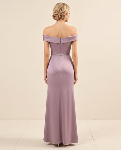 Mauve Column Maxi Dress