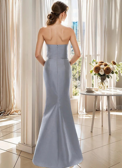 Silver Lattice Column Maxi Dress